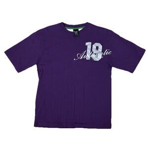 Vintage Y2K Sean John Youth Size 12/14 Boys Purple T Shirt Street Wear Hip Hop